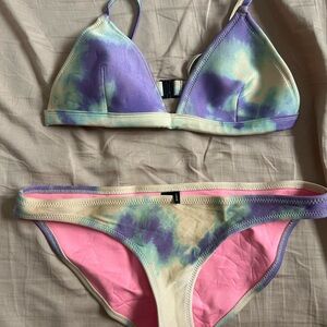 Triangl Swimwear Tie Dye Bikini Set